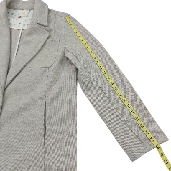 Anthropologie Pilcro Blazer Jacket Womens Large Brown Button Pinstripe Academy - Picture 12 of 13